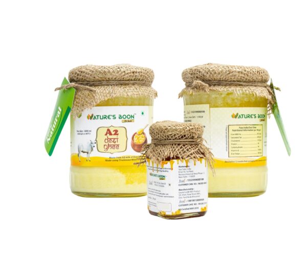 Nature’s Boon A2 Desi Ghee 500 ml Combo Pack2